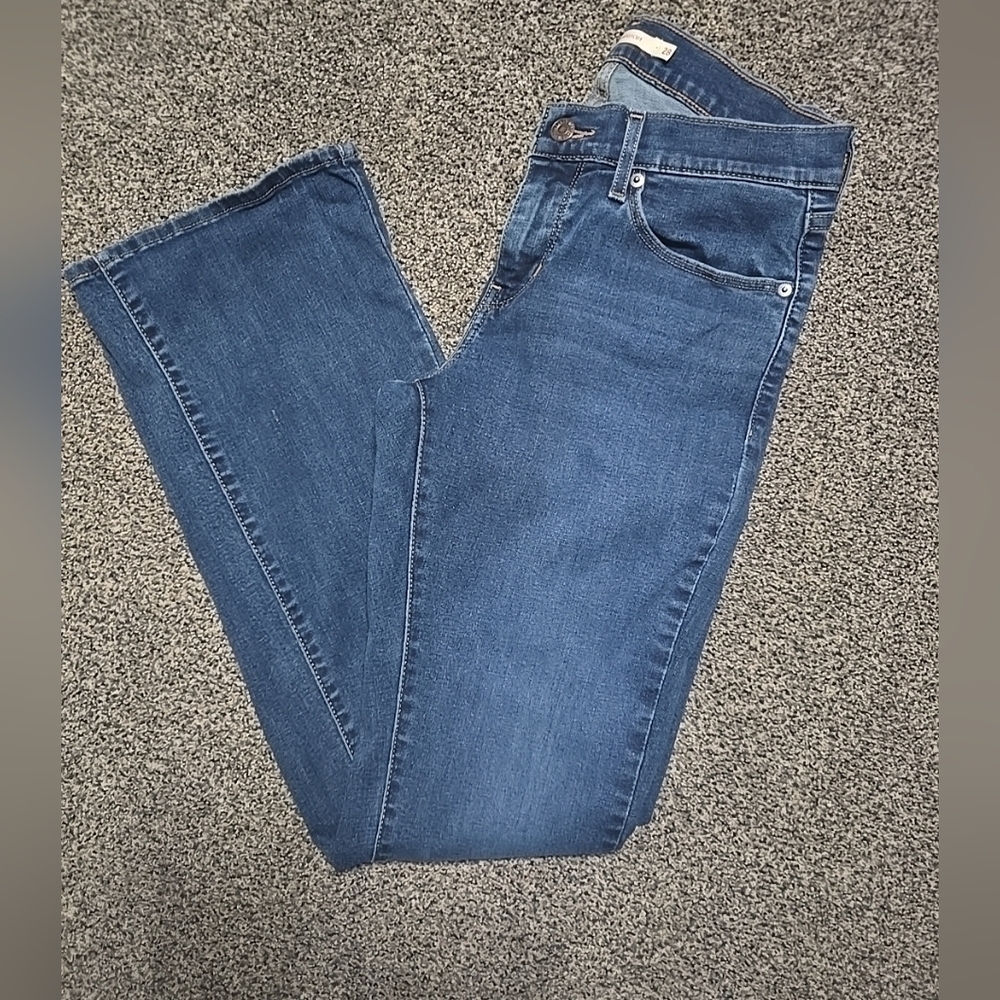 Levi Curvy Bootcut Jeans, Womens Size 28, Medium Wash - Picture 2 of 14